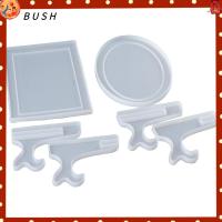 BUSH 6pcs ซิลิโคนทำจากซิลิโคน แม่พิมพ์กรอบเรซิน สีขาวขาว แม่พิมพ์กรอบรูปเรซิน แม่พิมพ์กรอบรูปภาพ แม่พิมพ์เรซินสำหรับกรอบรูป กรอบรูปสำหรับถ่ายภาพ