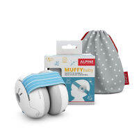 ALPINE Muffy Baby Ear Protection for Newborn and Babies up to 36 Months – Noise Reduction Earmuffs for Toddlers and Children – Comfortable Infant Ear Muffs Prevent Hearing Damage &amp; Improve Sleep, Blue