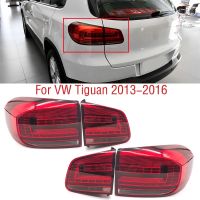 โคมไฟแบบสะท้อนหยุดไฟเบรคท้ายสำหรับ VW Volkswagen ไทกวน2013 2014 2015ชุดประกอบไฟท้าย