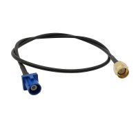 1Pcs Length 20CM SMA Male to Blue Fakra C Male Plug Adapter Extension Coaxial Cable RG174 GPS Antenna Pigtail Wire Connector