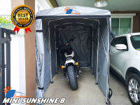 โรงจอดรถสำเร็จรูป CARSBRELLA รุ่น MINI SUNSHINE B สำหรับจอดรถมอเตอร์ไซค์ขนาดเล็ก