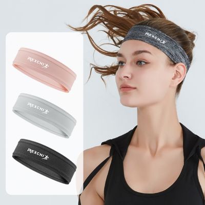 【cw】 MenSweatband Headband Stretch Elastic hair band Sport Headwrap safety Outdoor Tools ！