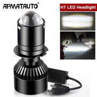 1Pcs Motorcycle H7 LED Headlight Para Moto Lightings For Yamaha YZF R1 R3 R6 FZ1 FZ6 MT07 FZ07 MT09 FZ09 BMW Aprilia Kawasaki