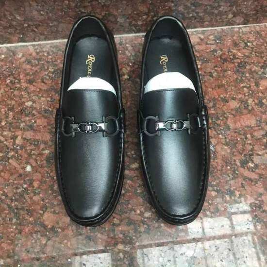 Giầy da hưng phát giầy mọi nam da bò cao cấp đế cao su may liền đế chắc - ảnh sản phẩm 3