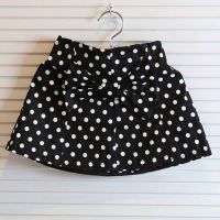 Baby Girl Sleeveless T-shirt+ Polka Dot Skirts