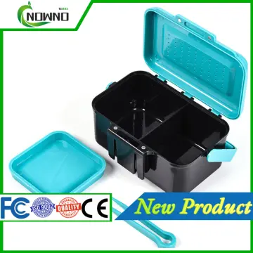 Brethable worm container Plastic bait box Fishing bait box Earthworm lure box  Fishing worm box 