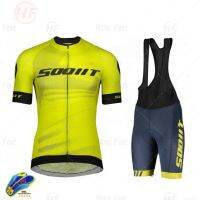 2023 Scottful Pro Team Cycling Jersey Set Man Summer MTB Cycling Clothing Short Sleeve Ropa Ciclismo Outdoor Riding Bike Uniform