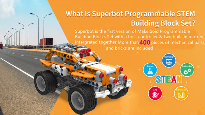 superbot-หุ่นยนต์-coding-kit-scratch-kodiicode-makerzoid-ตัวต่อเลโก้-หุ่นยนต์โรบอท-หุ่นยนต์บังคับ-ผ่านมือถือแท็บเล็ต-steam-educational-programmable-robot-kit