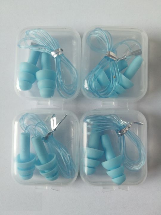 4pieces-box-packed-comfort-earplugs-noise-reduction-silicone-soft-ear-plugs-pvc-rope-earplugs-protective-for-swimming-for-sleep