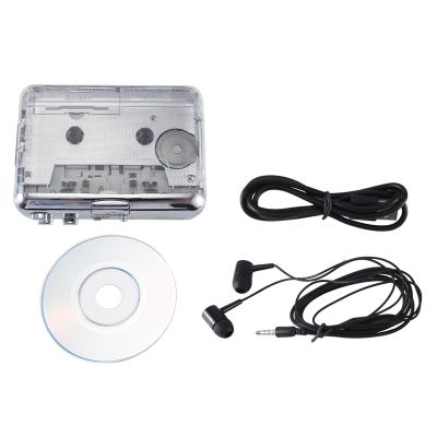 Cassette Player Tape to MP3 Audio Music Converter Portable for Laptop and Personal Computers