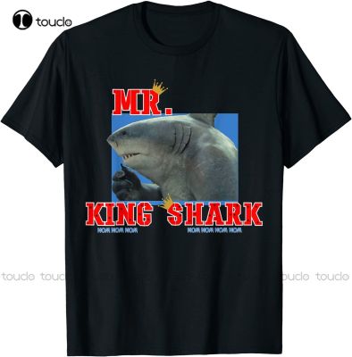 New Mr King Shark King Nomnom Nanaue T-Shirt Size Xs-5Xl Work Shirt Custom Aldult Teen Unisex Digital Printing Tee Shirts Tshirt