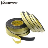 5m*10mm*2mm/3mm Single Sided Adhesive Waterproof Weather Stripping Foam Sponge Rubber Strip Tape 10M *1mm Window Door Seal Strip Decorative Door Stops