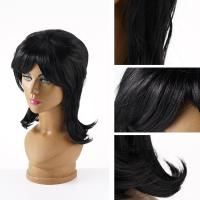 Wig Womens Short Curly Hair African Small Curly Explosive Head Cover Fiber Head Chemical D7E4