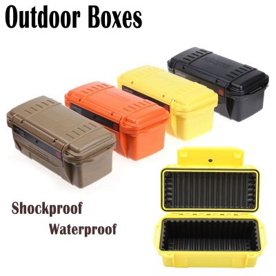【CC】 Colorful Outdoor Shockproof Boxes Survival Airtight Holder Storage Matches Tools Sealed Containers