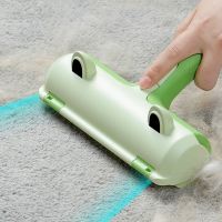 Newest Pet Hair Roller Remover Lint Brush 2-Way Dog Cat Comb Tool Self-cleaning Lint Sticking Roller Dedusting Pet Hair Removing