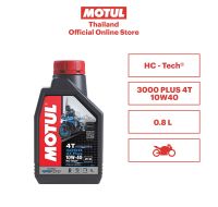 โมตุล น้ำมันสังเคราะห์สูตร HC-TECH Motul 3000 PLUS 4T 10W40 0.8L สำหรับจักรยานยนต์