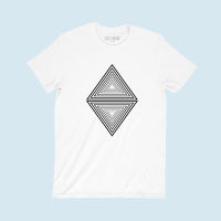 สามเหลี่ยม เรขาคณิต Geometric Triangle เสื้อยืด เสื้อสกรีน เสื้อยืดสกรีน เสื้อยืดวัยรุ่น