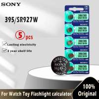 5pcs 100% Original SONY 395 SR927SW 399 SR927W AG7 LR927 1.55V Silver Oxide Button Coin Cell For Toy Watch Battery MADE IN JAPAN