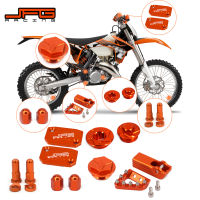 รถจักรยานยนต์ CNC เบรคคลัทช์อ่างเก็บน้ำของเหลวปกเสียบชุดสำหรับ KTM SXF250 SXF350 2016 2017 XCF250 XCF350 EXCF250 2017