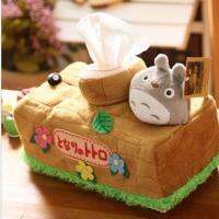 WOODROW ตุ๊กตาผ้าพลัฌ กล่องกระดาษทิชชู Totoro คาวาอิ อะนิเมะญี่ปุ่น ที่ใส่ทิชชู่ในรถ ที่คลุมทิชชู่บ้าน ตกแต่งด้วยการตกแต่ง ของเล่นตุ๊กตาโตโตโร ของใช้ในครัวเรือน