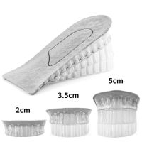 【cw】 1 Breathable Half Silicone Shoes Insole Heighten Heel Insert Cushion 2 5cm Height Increase Insoles