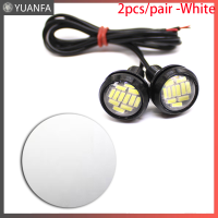 【Flash Sale】 2ชิ้นไฟ LED รูปนกอินทรีสำหรับรถยนต์4014 12SMD 23มม. ไฟสำรองไฟสัญญาณเลี้ยวสำหรับรถยนต์ไฟป้ายทะเบียนอัตโนมัติ