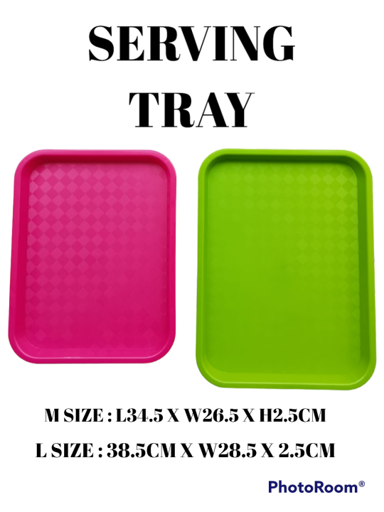 Rectangular Serving Tray / Quality Plastic Rectangle Serving Tray
