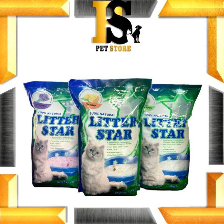 Litter Star Cat Litter Crystal Sand 3.8L Lazada