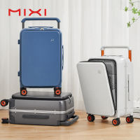 Mixi ใหม่กว้าง-ด้านข้างกระเป๋าเดินทางสำหรับรถเข็นผู้หญิงขนาด20นิ้วกระเป๋าเดินทางผู้ชายสปินเนอร์เคสแข็ง TSA รหัสผ่าน M9275