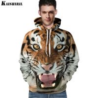 Mens hoodies sweatshirt men funny 3D Tiger Lion fashion harajuku brand S-3XL printed hoodie men women pullovers