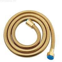 ☃ 1.5m Gold Flexible Anti Winding Handheld Shower Hose GI/2 High Pressure Bathroom Accessories