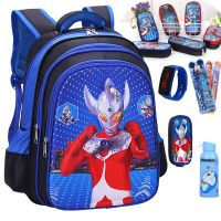 【Hot Sale】 class schoolbag male primary school handsome 12345 grade Altman Spiderman childrens waterproof