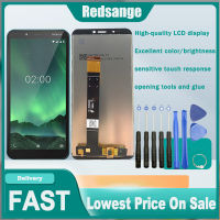 Redsange หน้าจอจอ LCD แบบดั้งเดิมสำหรับ Nokia C2,จอแสดงผล LCD หน้าจอสัมผัส Digitizer แทนการประกอบสำหรับ C2 Nokia หน้าจอแสดงผลพร้อมเครื่องมือฟรี