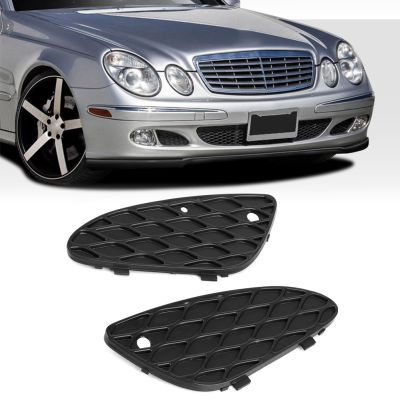 กันชนหน้ากันชนกริลล์ฝาครอบกันชนฝาครอบกันชนด้านหน้าพอดีสำหรับ Mercedes E-Class W211 2003-2006 2005-2006 Fit E320 CDI 211.026