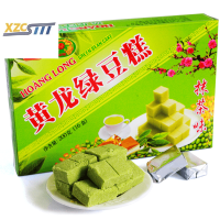 xzcstttHuanglong Mung Bn Cake 200g ขนมรสมัทฉะ ขนมทำมือแบบดั้งเดิม หัวใจ ขนมนำเข้าจากเวียดนาม