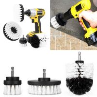 Drill Brush Attachment Set Power Scrubber Wash Cleaning Brushes Tool Kit with Extension for Clean Car Wheel Tire Glass Windows Cleaning Tools