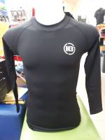 H3(ทริปเปิ้ลเอช)เสื้อรัดกล้ามเนื้อ H3 Skin Compression เสื้อรัดกล้ามเนื้อแขนยาว สีดำ