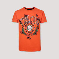 Hybrid T-Shirt Men ไฮบริดเสื้อยืดชายแขนสั้น สีส้ม(Orange)MTS-1362-OR