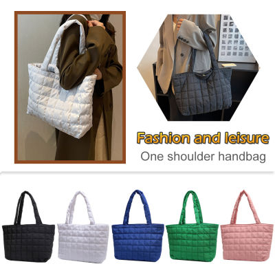 Fashion Ladies Handbags Quilted Autumn Winter Top-handle Bags Rhombus Pattern Purses Handbags Solid for Daily Holiday