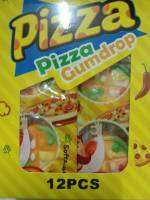 Pizza gumdrop  กัมมี่พิซซ่า  กล่อง 12ชิ้น