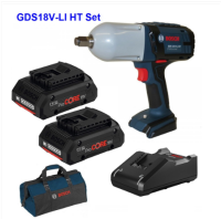 BOSCH บล๊อกไร้สาย1/2 รุ่น GDS18V-LI HT แบต 4.0Ah x2 ProCore แท่นชาร์จ GAL18V-40 เครื่องมือช่าง รับประกัน