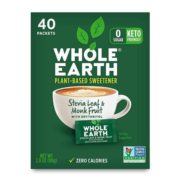 Whole Earth Sweetener Co. NATURE SWEET Stevia & Monk Fruit Sweetener