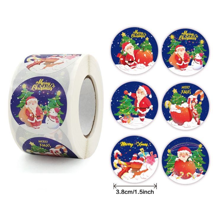 500pcs-roll-christmas-theme-seal-labels-stickers-for-diy-gift-baking-package-envelope-stationery-decor-festival-birthday-party