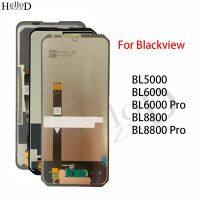 100% LCD ทดสอบแล้วการแสดงผลแบบเต็มหน้าจอสำหรับ Blackview BL5000 BL6000 BL8800ชิ้นส่วนจอสัมผัสแอลซีดีของเครื่องแปลงดิจิทัลโปร