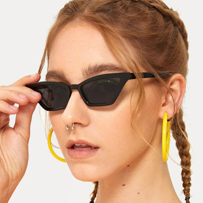 Fashion New Sunglasses Women Brand Design Retro Colorful Transparent Colorful Fashion Cat Eye Sun Glasses for Women UV400