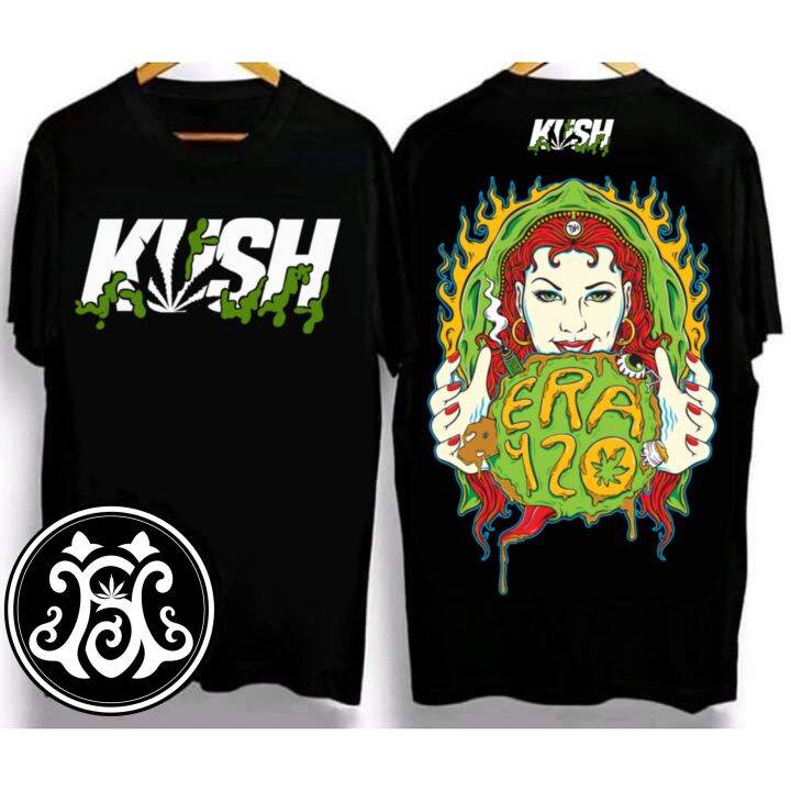 kush-2023-ออกแบบใหม่-unisex-เสื้อยืดที่มีสีสันผ้าฝ้าย-100-crew-neck-t-shirt-เสื้อยืดลำลองผู้ชาย-แขนสั้นพิมพ์ลายการ์ตูนตัวตลก