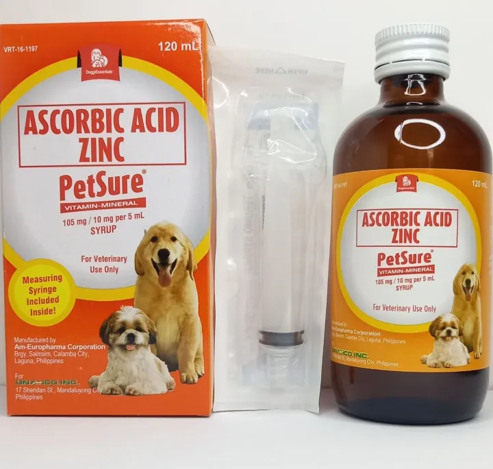 [VET SUPPORT] 120ml PetSure VitaminMineral Ascorbic Acid Zinc with