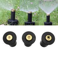 Adjustable Plastic Garden Popup Sprinkler Copper Spray Nozzle 90/180/360° Lawn Watering Pop up Sprinkler 1/2 quot; Female Thread