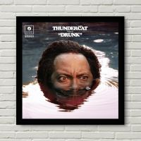 Thundercat เมาอัลบั้มเพลงครอบคลุมโปสเตอร์ผ้าใบพิมพ์ลายภาพวาดตกแต่งบ้าน (ไร้กรอบ)