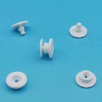 1000setbag White color Plastic Clip Button Rivet Two Parts Wristband Lock Press Snap Button For Wristband